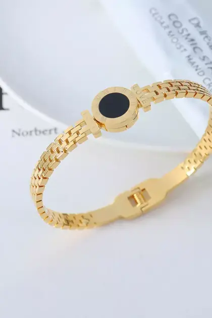 Armband mit Kreis goldfarben